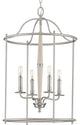 Durrell Collection 4-Light Brushed Nickel Medium Foyer