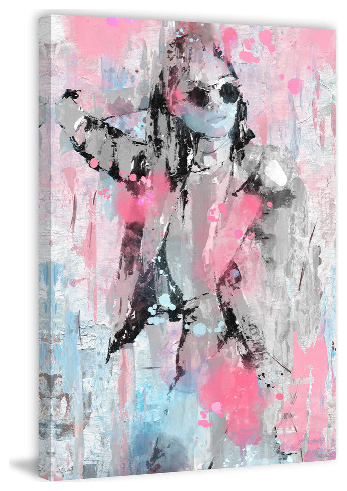 "Urban Style Fashion" Painting Print on Wrapped Canvas, 24"x36"