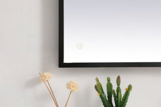 Modern Black Led Mirror