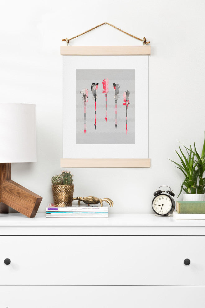 Deny Designs Iveta Abolina Coral Feathers Art Print