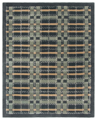 Safavieh Martha Stewart Colorweave Plaid Rug, Wrought Iron Navy, 5'x8'