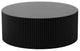 Gewnee Contemporary Round Coffee Table , Matt Black