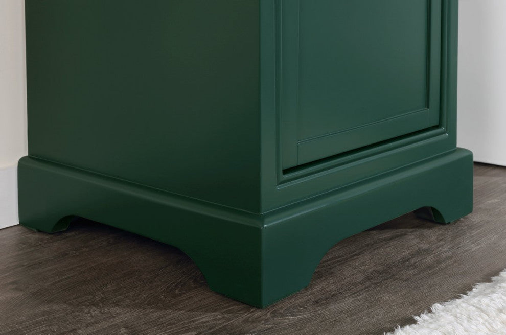 Amber Single Bathroom Vanity, Blue, Green, 19"