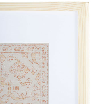 Safavieh Stenquist 18" Gold//Beige Framed Textile Wall Art