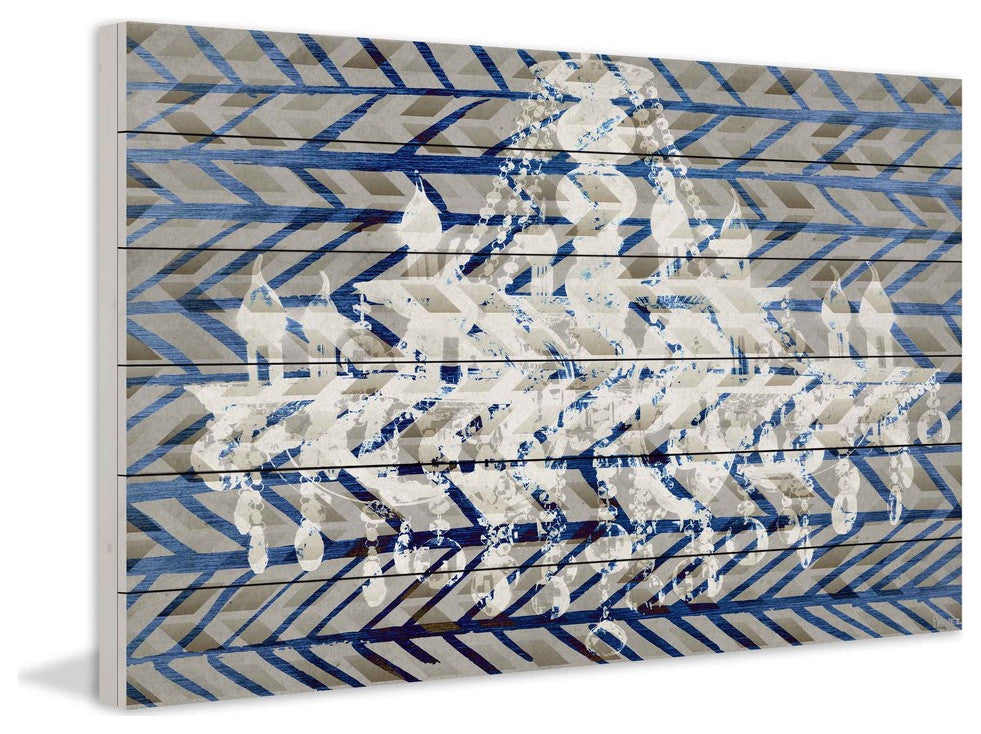 "White Light" Print on White Wood, 60"x40"