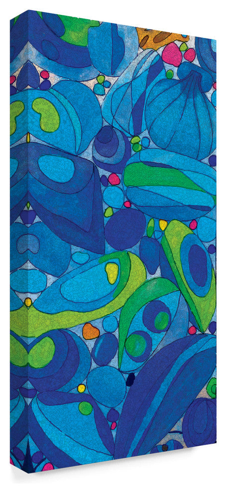 "Sea Shore Sea Glass" by Lisa Katharina, Canvas Art