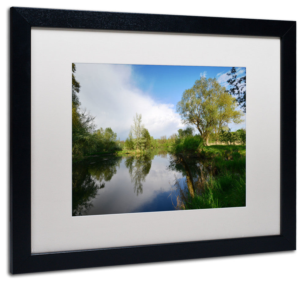 'Rise Above' Matted Framed Canvas Art by Philippe Sainte-Laudy