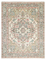 Miranda Handmade Area Rug Ivory, 3' 0" x 5' 0"