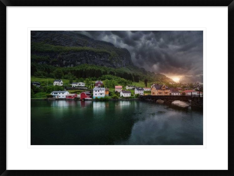 "Stryn" Framed Digital Print by Juan Pablo De, 30x22"