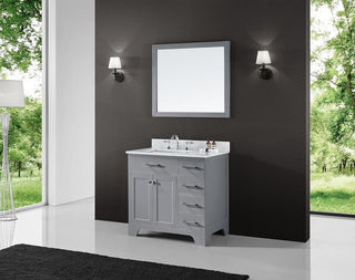 36" Single Sink Bathroom Vanity Base