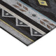 Indoor/Outdoor Phoenix PH3 Black Machine Washable 8' x 10' Rug