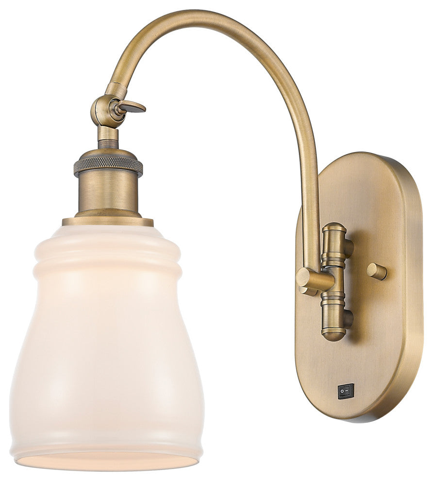 Innovations 518-1W-BB-G391 1-Light Sconce, Brushed Brass