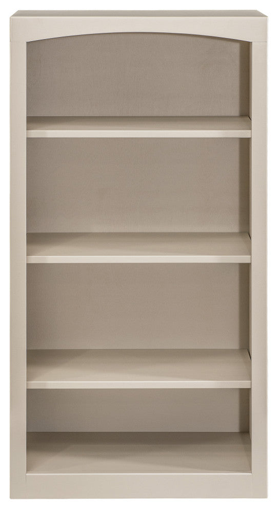 Solid Wood Bookcase, 48"x24", Sand Dollar