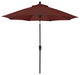 9' Bronze Auto-Tilt Crank Aluminum Umbrella, Terrace Adobe Olefin
