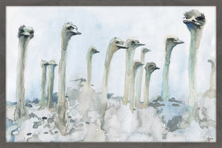 "The Voyeurs" Framed Painting Print, 24"x16"