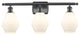Innovations 516-3W-BK-G651-6-LED 3-Light Bath Vanity Light, Matte Black