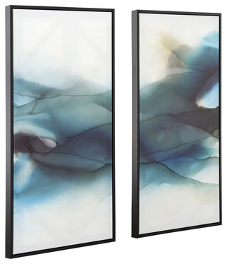 Uttermost September Desert Modern Watercolor Art 2-Piece Set