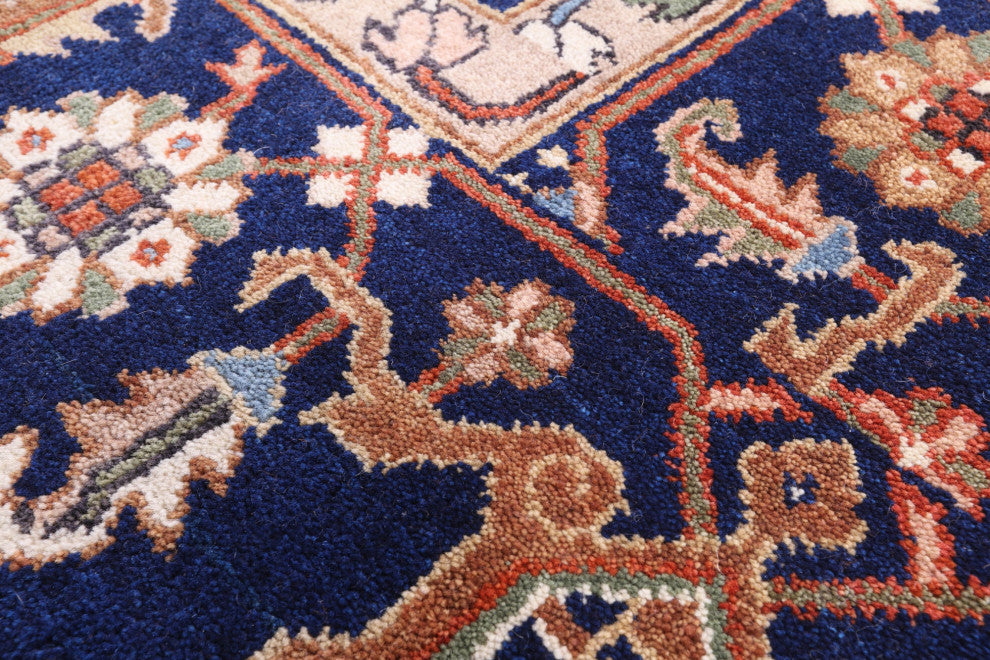 Handmade Persian Fine Serapi Wool Rug 9' 0" X 11' 11" - Q16023