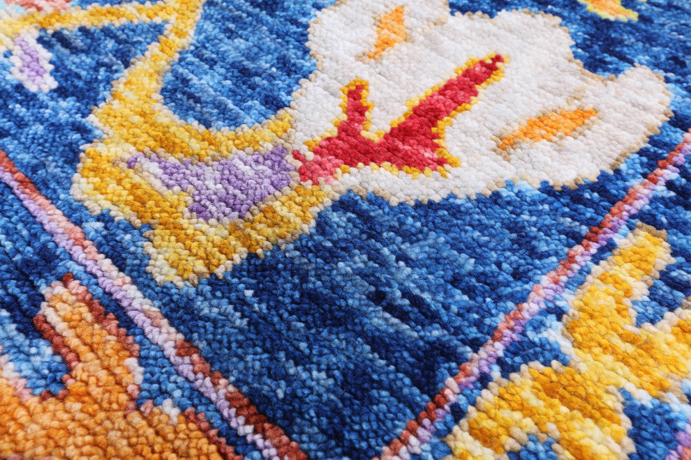 Handmade Turkish Oushak Wool Rug 10' 1" X 13' 11" - Q14791