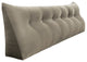 WOWMAX Bed Rest Wedge Dorm Bed Pillow Daybed Cushion Hostel Bed Headboard Pillow, 71x20x8