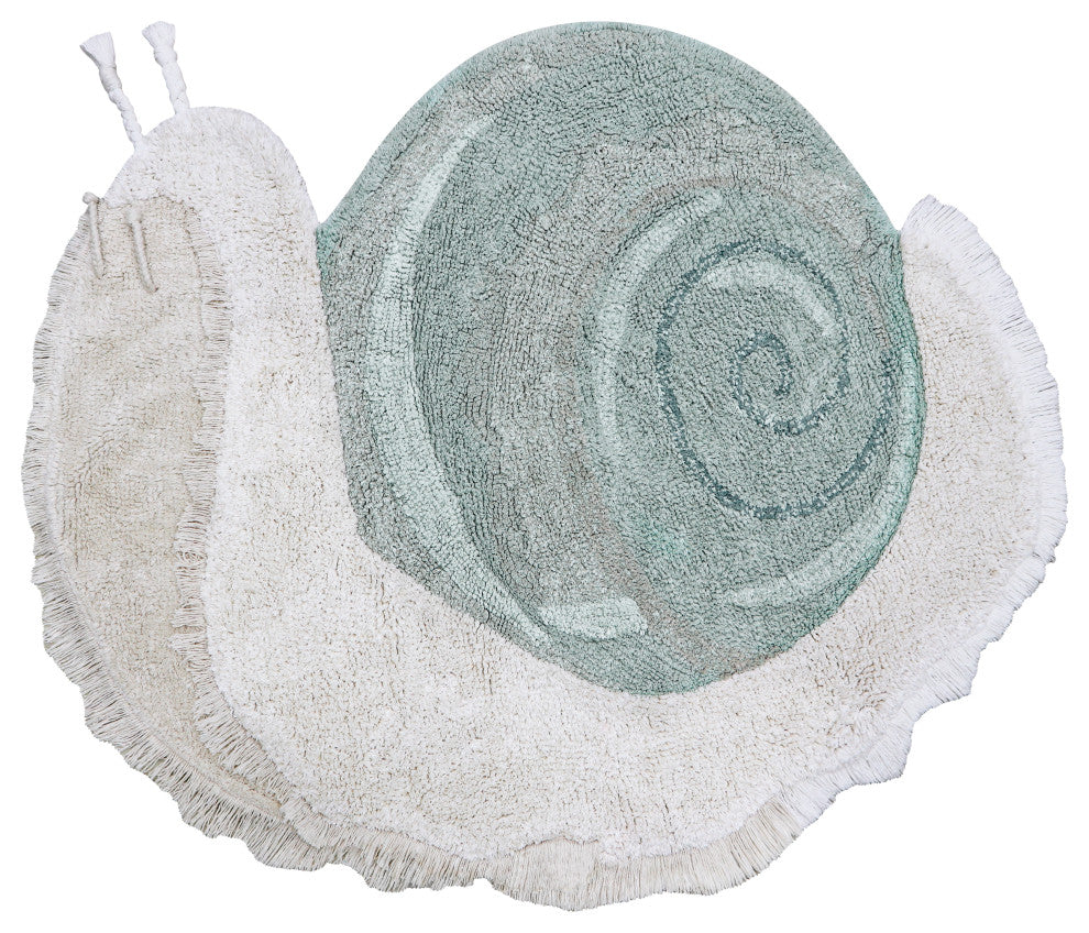 Snail Washable Animal Rug