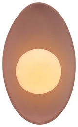 Ambiance Oval Coupe Wall Sconce, Canyon Clay