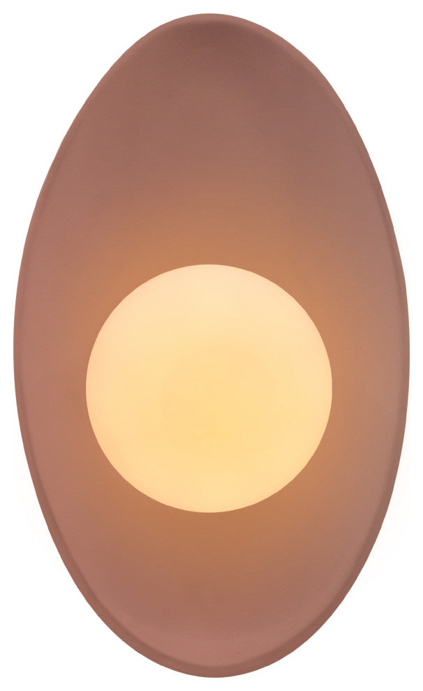 Ambiance Oval Coupe Wall Sconce, Canyon Clay