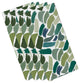 Wenstry Geometric Print Napkin, Green (Set of 4), 19 x 19"