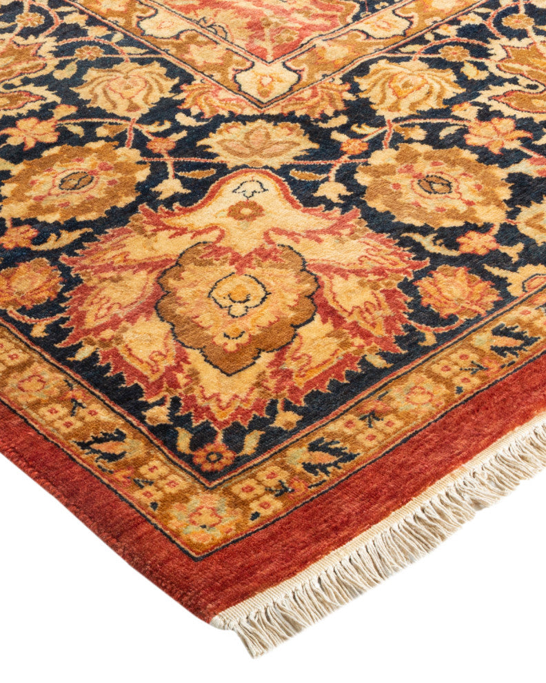 Mogul, One-of-a-Kind Hand-Knotted Area Rug  - Orange, 6' 1" x 8' 10"