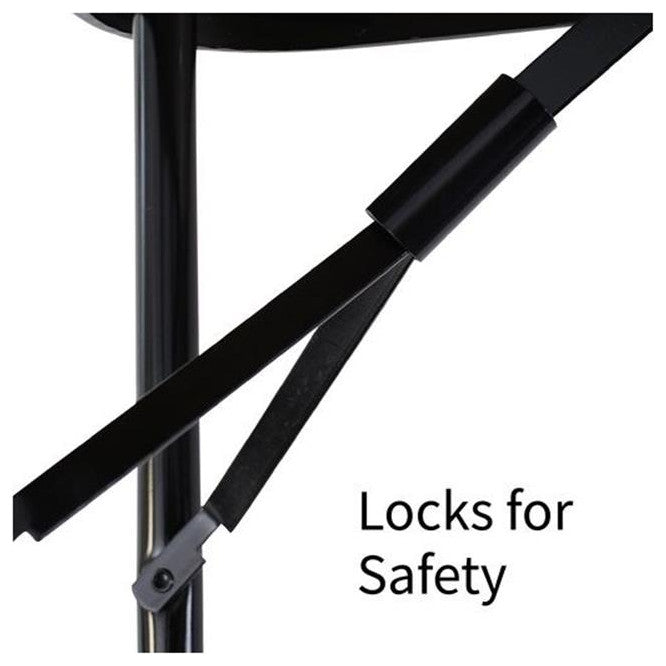 Correll 17-27" Adjustable Height Heavy Duty Blow-Molded Folding Table in Blue