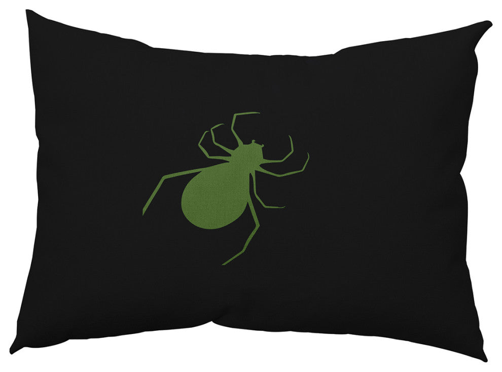 Halloween Spiders Accent Pillow, Scallion, 14"x20"
