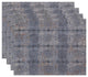 Patina Geometric Print Placemat, Set of 4, Gray