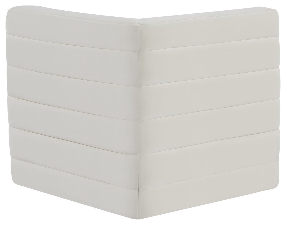 Quincy Modular Component, Cream, Corner Chair