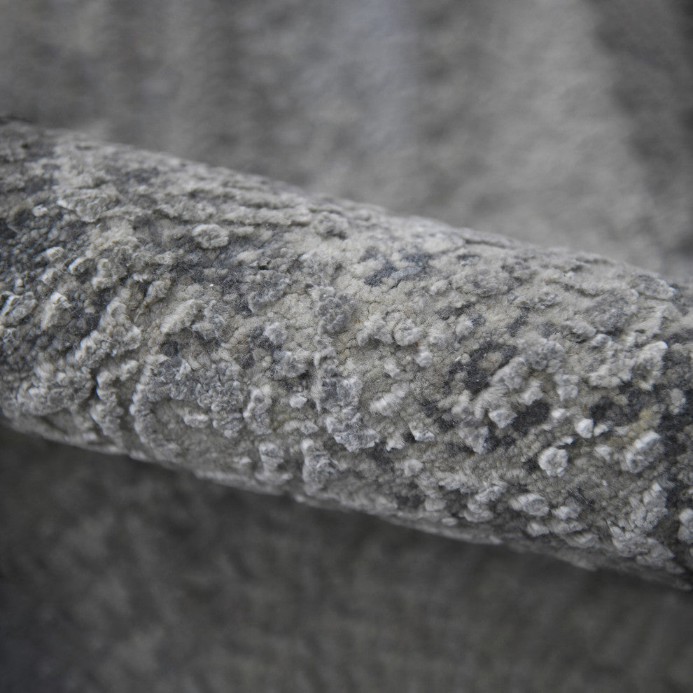 Zenith Pirie Area Rug, Gray, 9'x12', Abstract