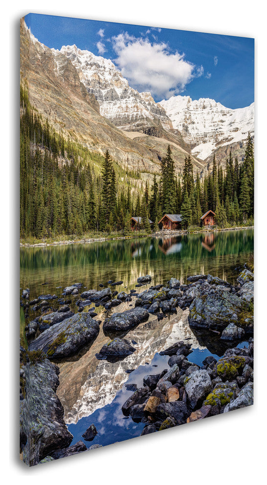 Pierre Leclerc 'Lake O'Hara Lodge' Canvas Art, 47x30