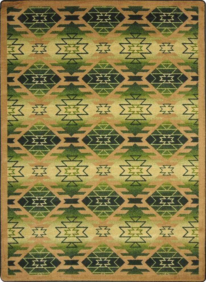 Kaleidoscope Rug, Canyon Ridge, 5'4"x7'8", Cactus