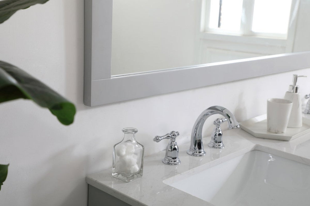 Anderson Rectangle Vanity Mirror 60", Gray