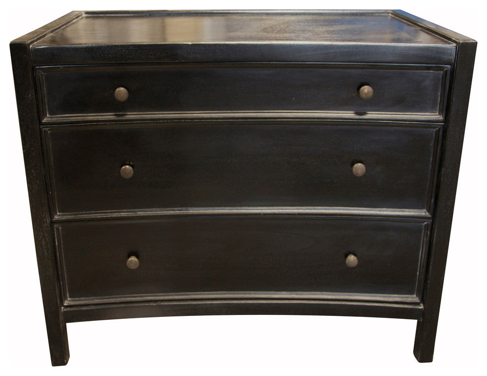 Hampton Side Table, Hand Rubbed Black