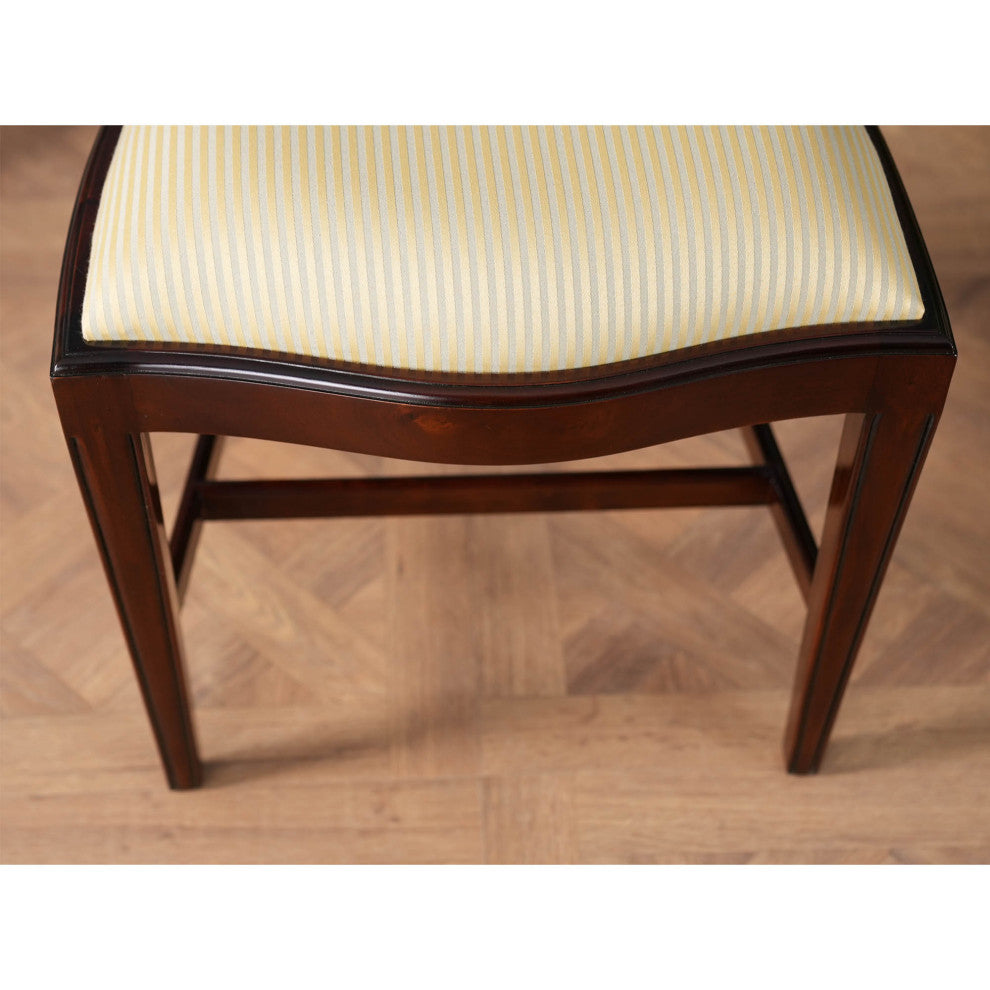 Carved Shield Back Side Chair