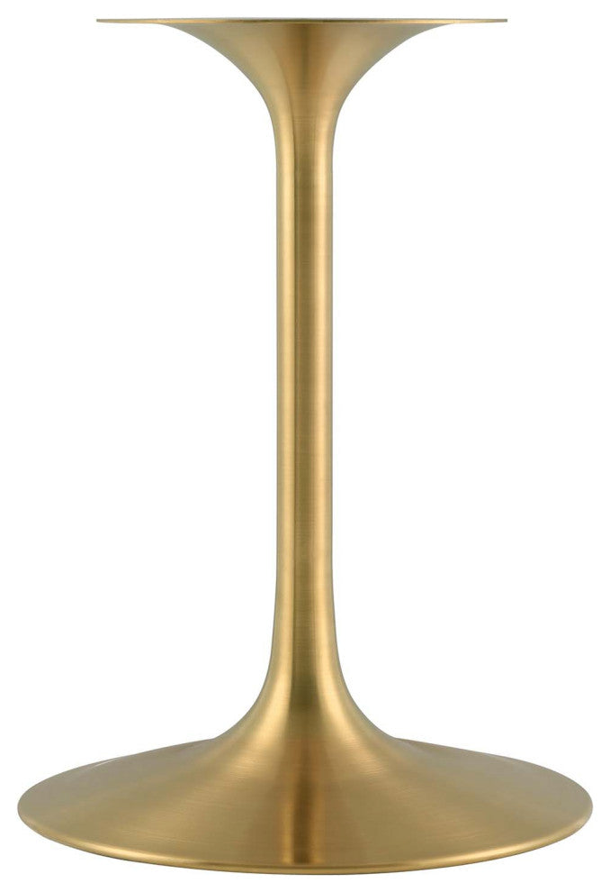 Lippa 20" Round Artificial Travertine Side Table, Gold Travertine