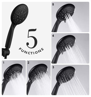 High Pressure 35-Function Dual 2 in 1 Shower Faucet with Valve