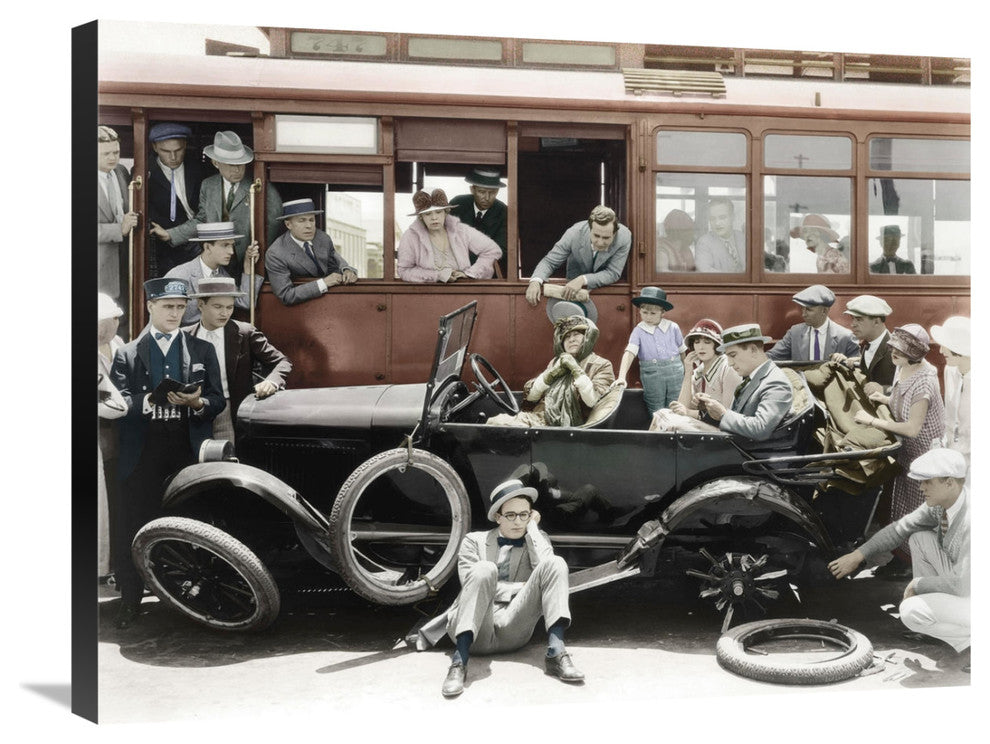 "Harold Lloyd" Stretched Canvas Giclee by Hollywood Photo Archive, 30x23"