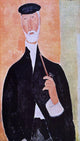 Amedeo Modigliani Man With a Pipe, Also known as The Notary of Nice Canvas Wrap
