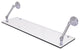 Prestige Monte Carlo 30" Floating Glass Shelf, Satin Chrome