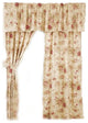 Greenland Antique Rose Panel Window Curtains, Set of 2