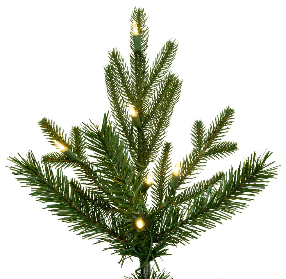 Vickerman Kingston Fraser Fir Artificial Christmas Tree, 6.5'x51", Warm White