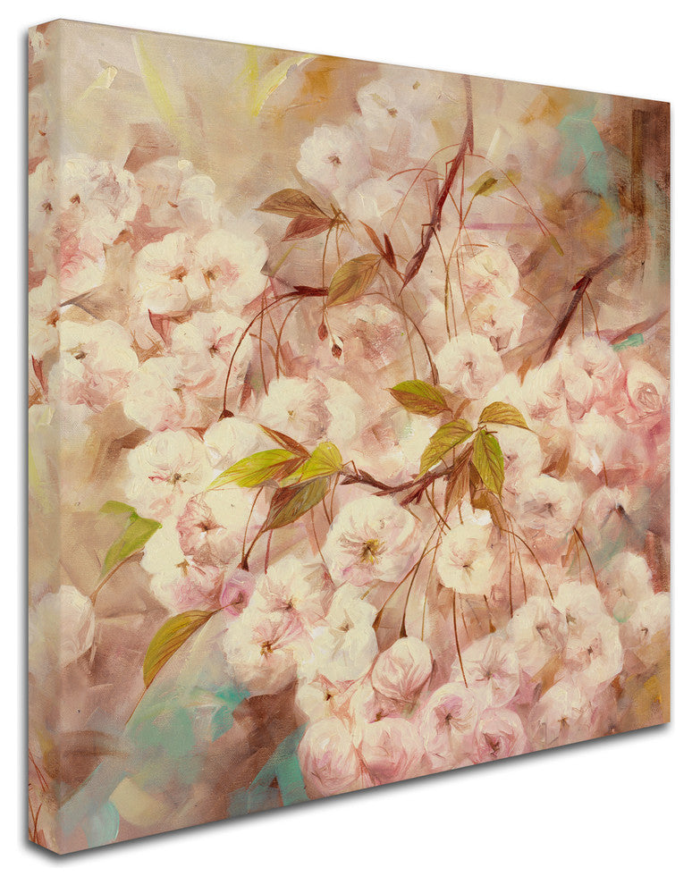 'Rose Bush I' Canvas Art by Li Bo