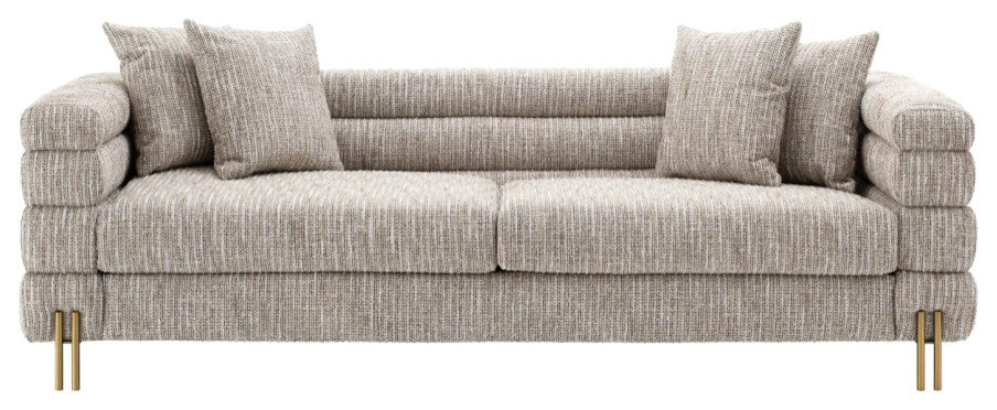 Contemporary Upholstered Sofa | Eichholtz York, Beige