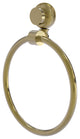 Venus Towel Ring With Twist Accent, Unlacquered Brass