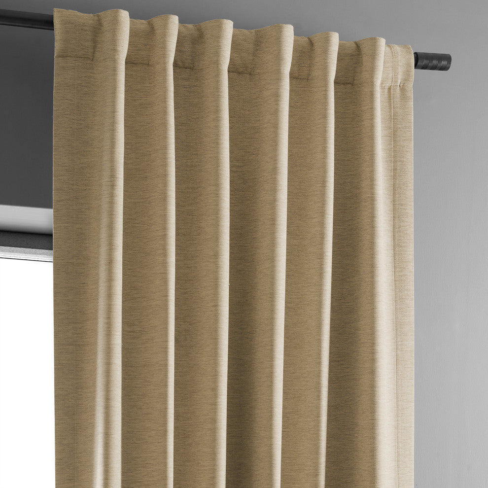Ginger Bellino Blackout Room Darkening Curtain Single Panel, 50"x120"
